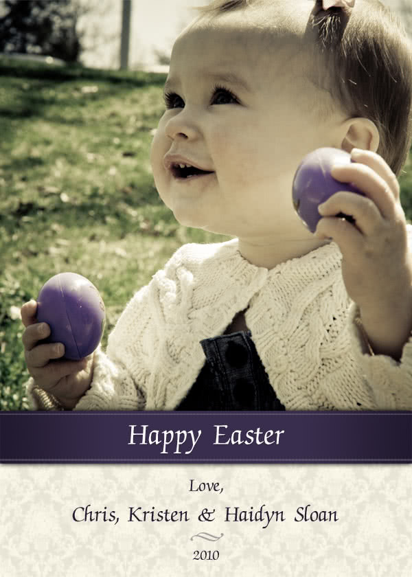 Easter mailer card