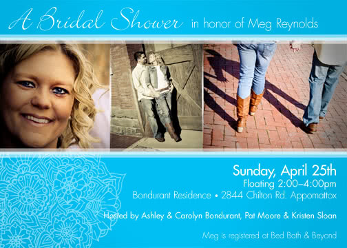 Wedding shower invitation